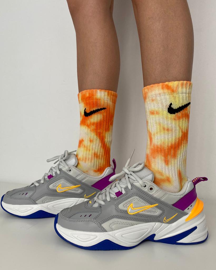Calcetines Nike tie dye mix colours Fanta. Calcetines Nike 100% originales teñidos a mano. Shop NOW! - Colour Trip