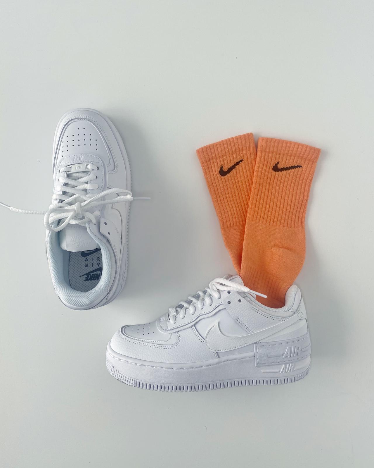 Custom Nike socks Orange - Colour Trip