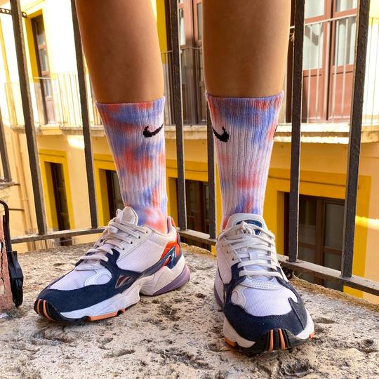 Calcetines Nike tie dye mix colours Nerds. Calcetines Nike 100% originales teñidos a mano. Únicos y diferentes. Shop NOW!