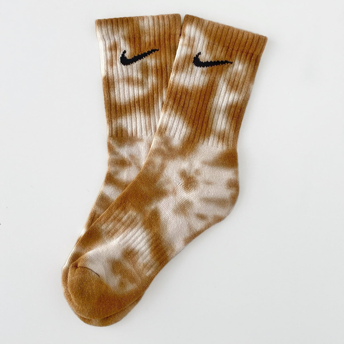 Mocha Tie Dye Nike Socks
